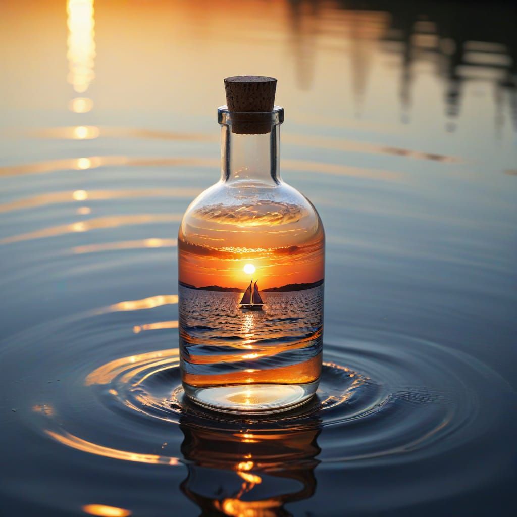 The image portrays a visually stunning and artistic composit...