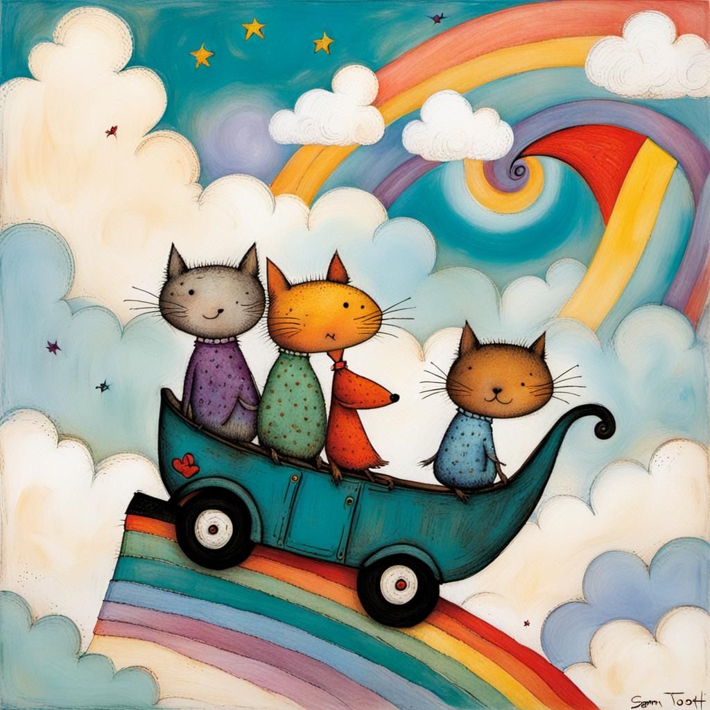 Sam Toft Inspired AI Art