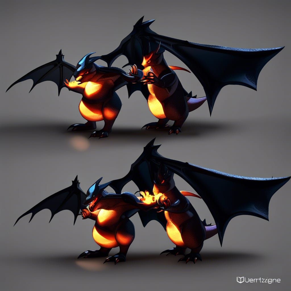 Dark Tera Charizard Ready For Battle
