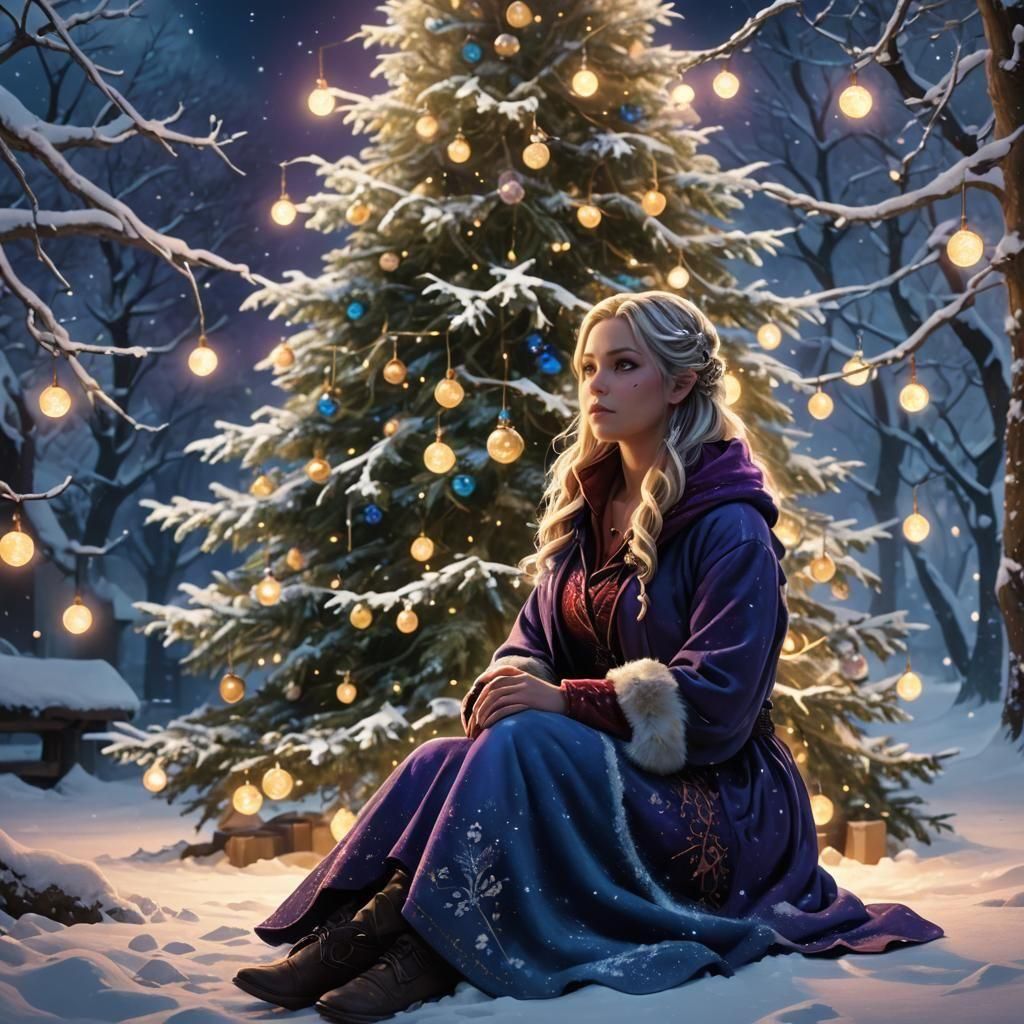 Jynx Pokemon in Winter Wonderland Art