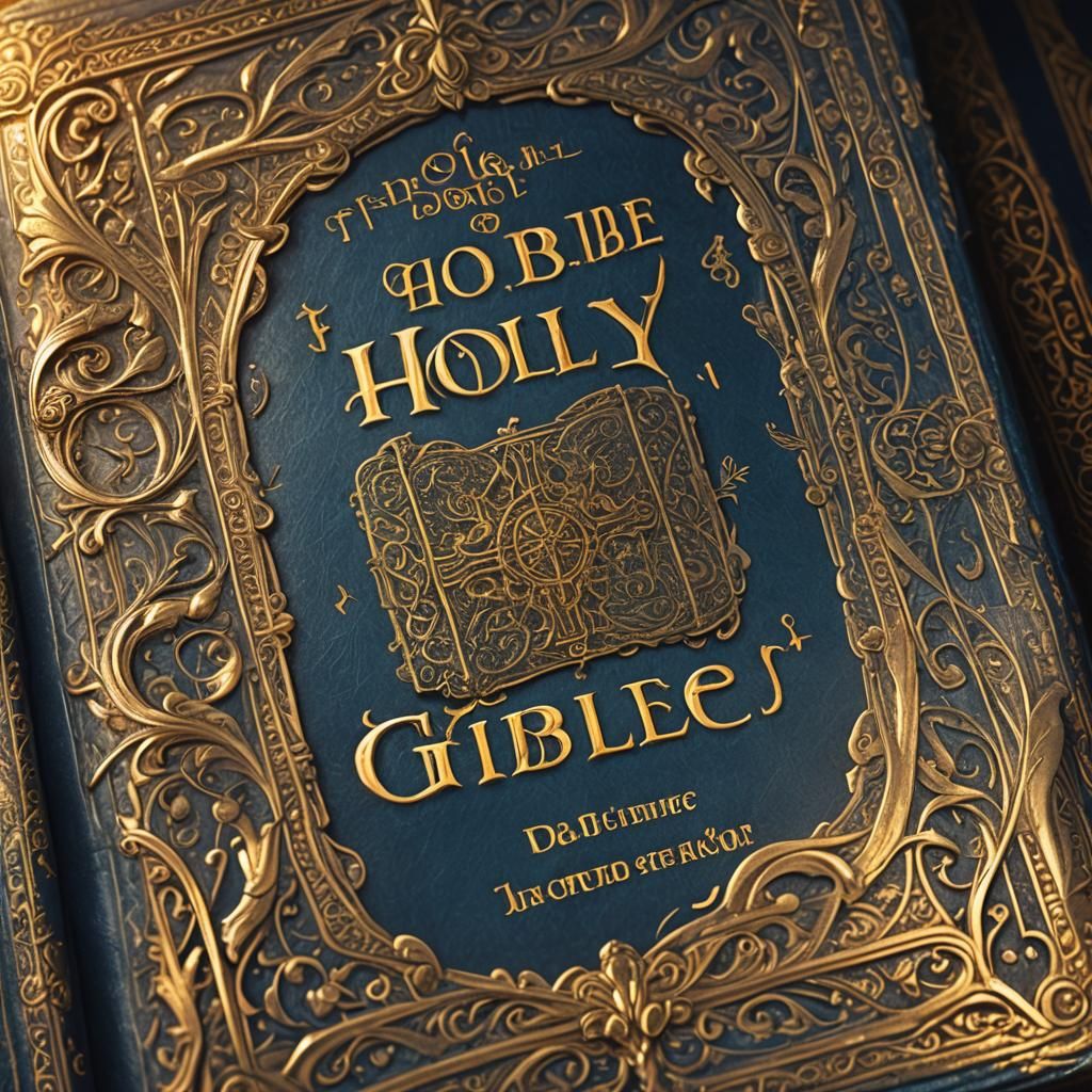 Detailed Holy Bible Fantasy Concept Art