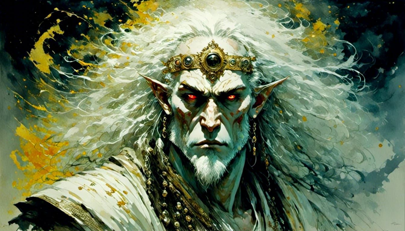 Surreal Interdimensional Being Portrait