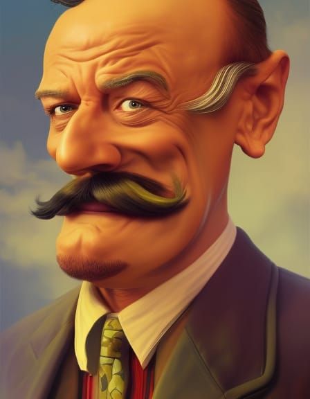 moustache man