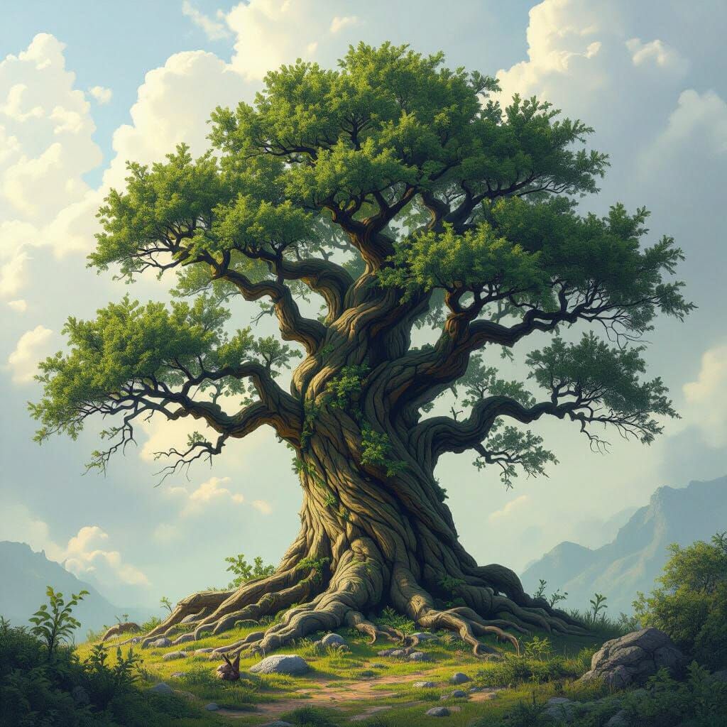 Verdalian Yew Dark Fantasy Concept Art