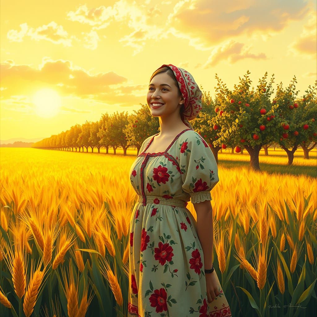 COLD WAR ERA UKRAINIAN WOMAN