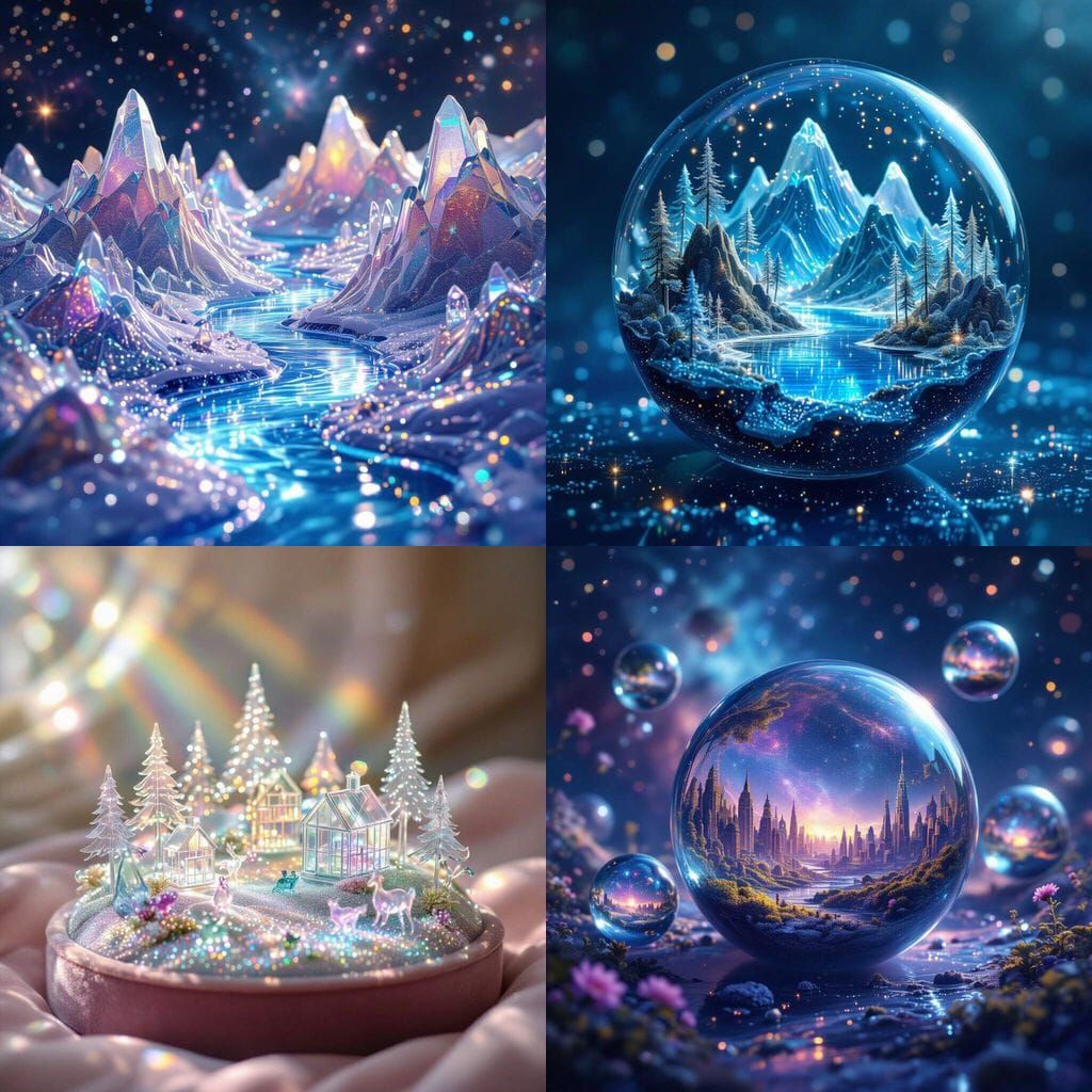 A Miniature World Crafted Entirely From Glass