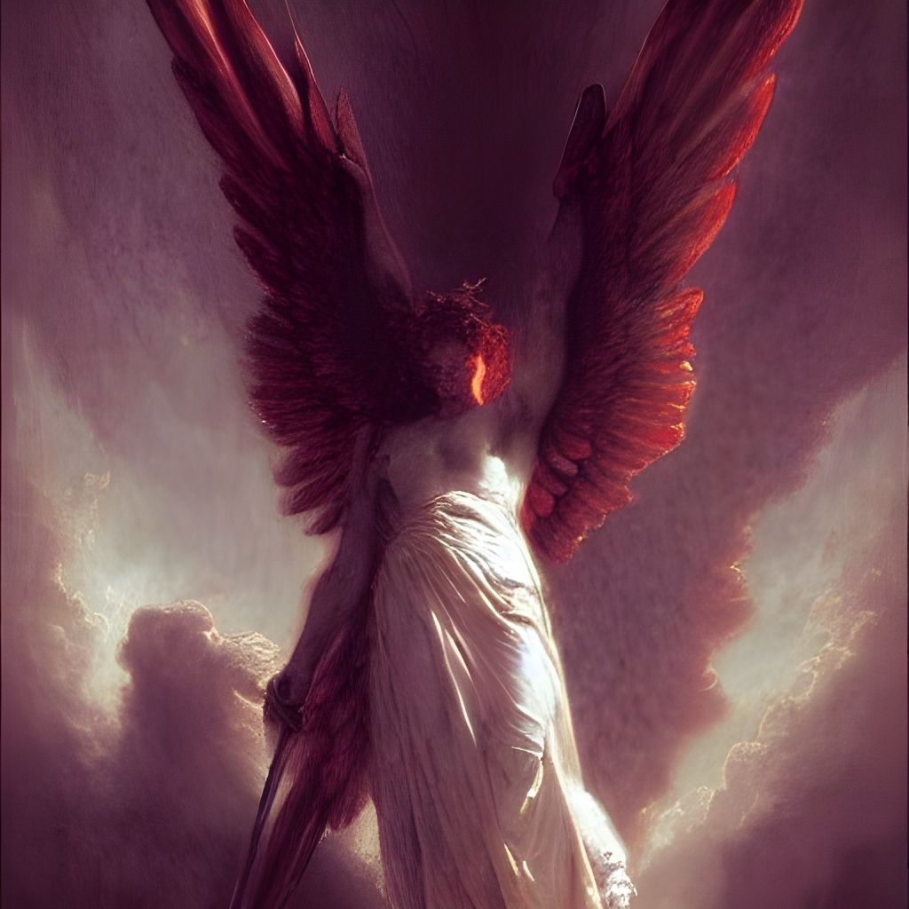Archangel Vriel in Divine Glory