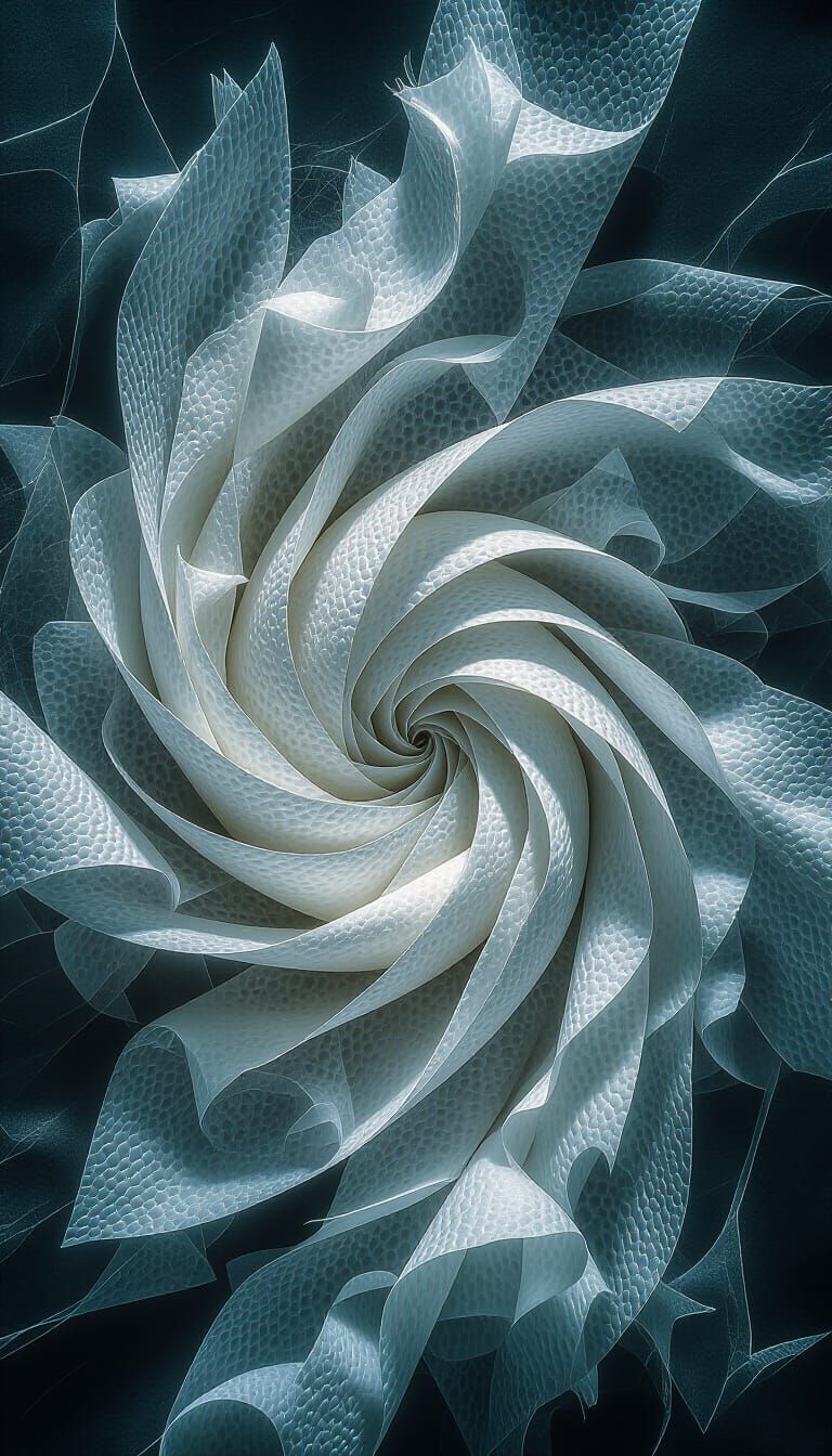 Surreal Macro Study of Toilet Paper Fibers