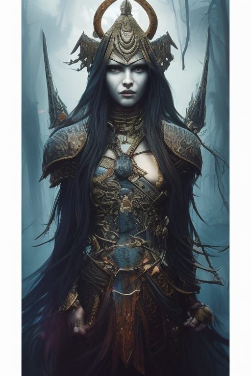 Insanely detailed shot of undead wizard | baldurs gate 3 | hyperdetailed intricate digital art by Anna podedworna, Greg ...