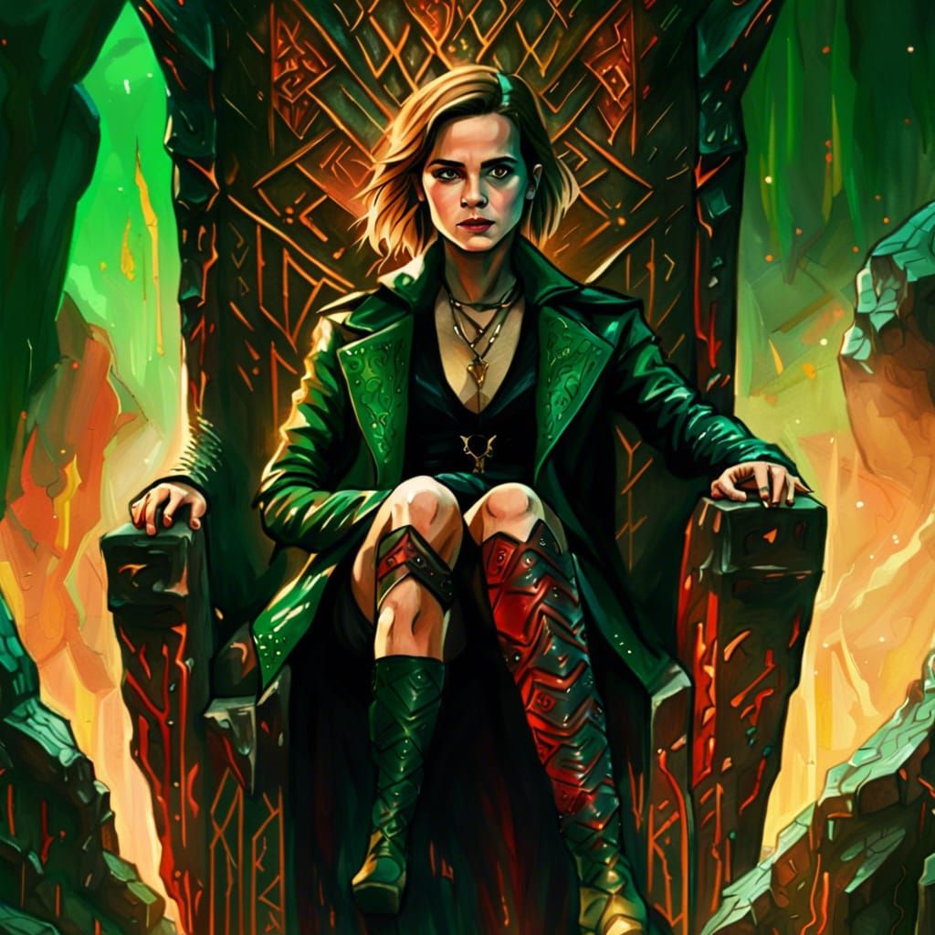 Emma Watson as Empress on Chert Throne