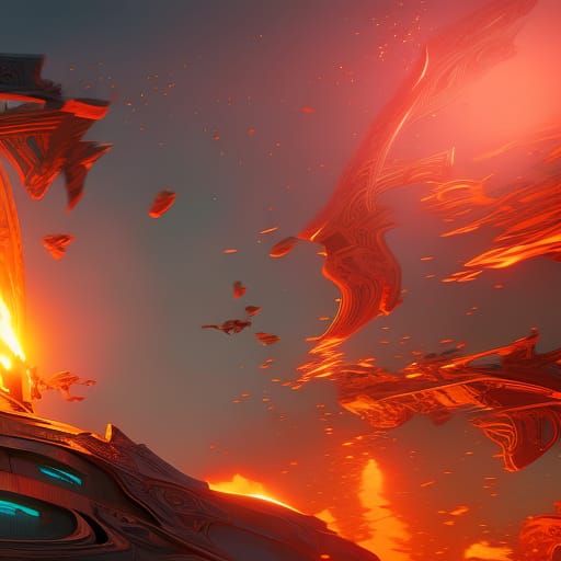 Wale Concept Art in Art Nouveau Style