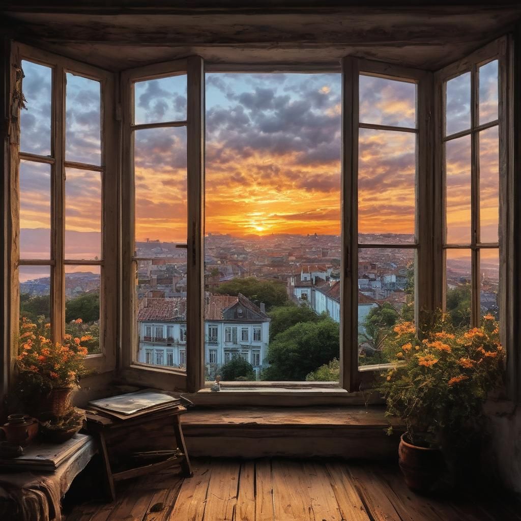 Perfect Cityscape Sunset