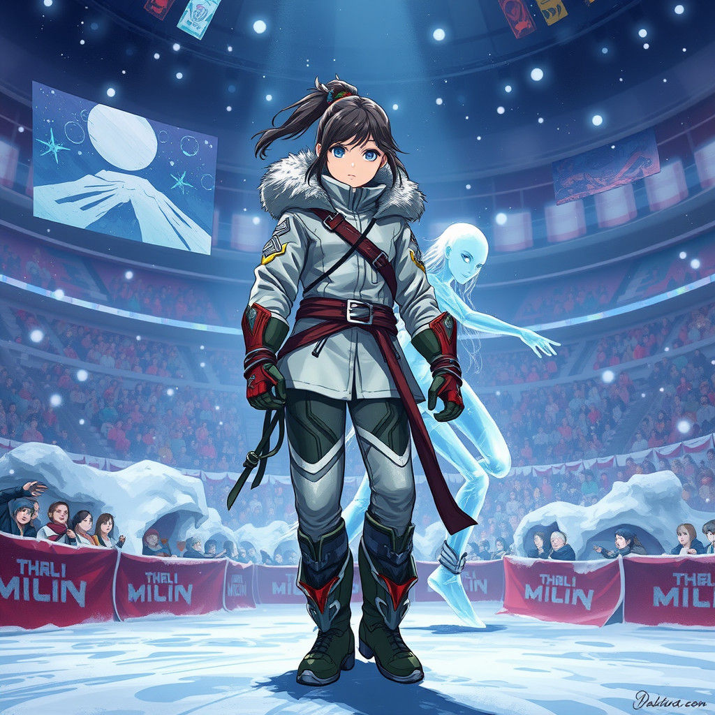 Antarctic Warrior in Anime Fighting Tournament