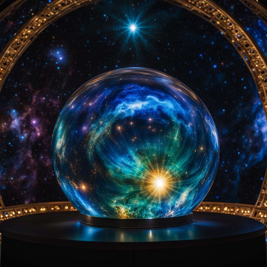 Atlantis in Deep Space with Sapphire Crystal Medbed