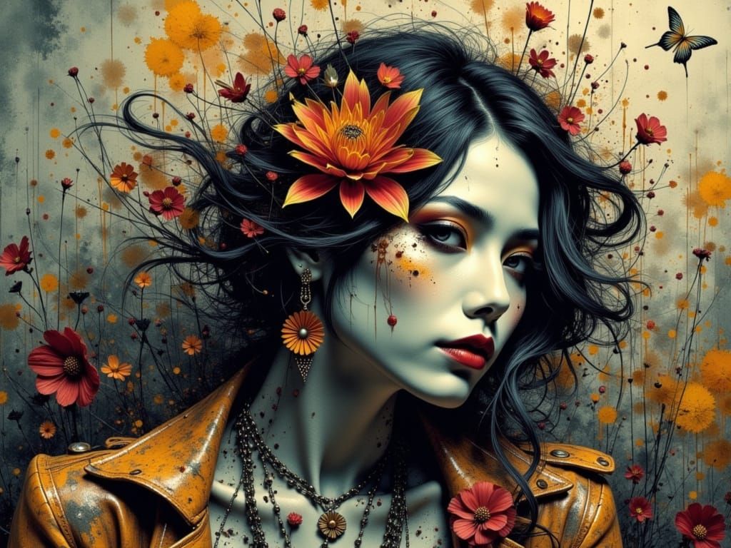 AI Art: Transforming Identity in Visual Kei Style