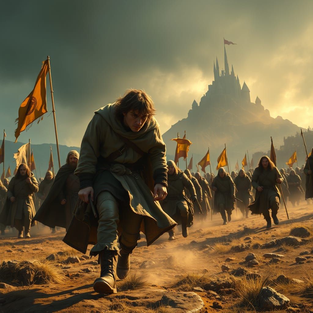 Epic Hobbit Lord Leads the Charge Against Dark Forces