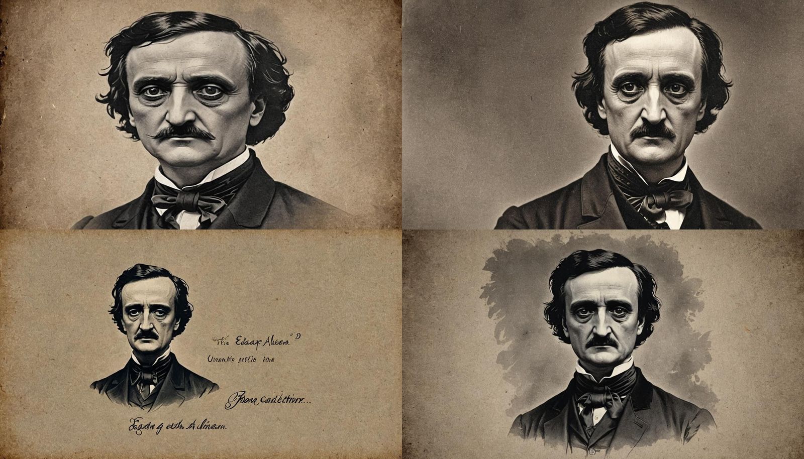 Eerie Portrait Inspired by Edgar Allan Poe