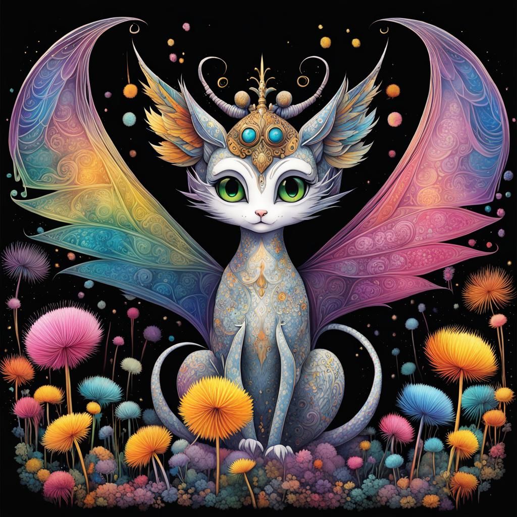 Wonderland Fairy Queen in Dandelion Dreamscape