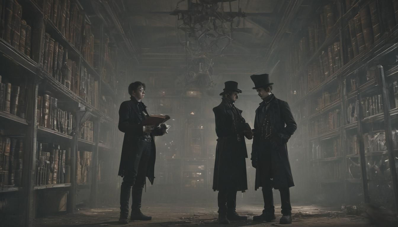 Dark Gothic Brothers Confront Abandoned Laboratory Horrors