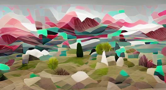Interactive Art Style Landscape