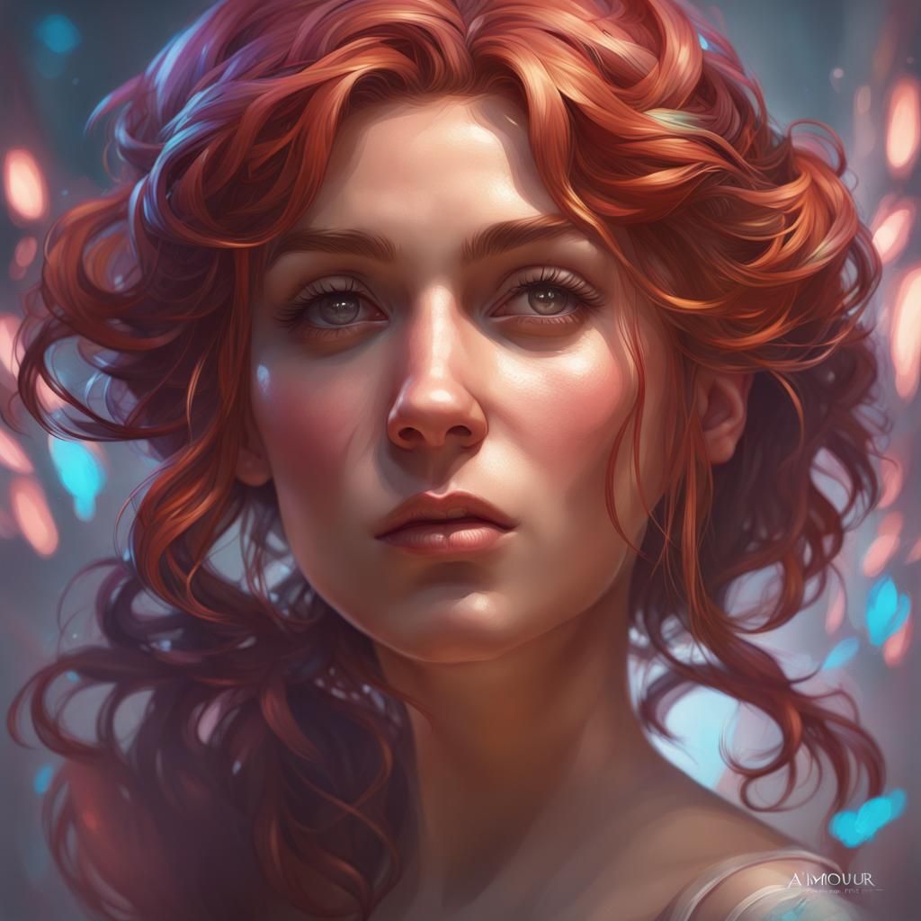 Detailed Portrait with Dynamic Lighting