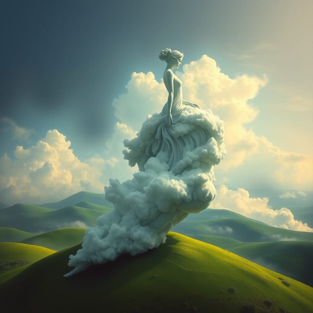 Marcher vers les nuages