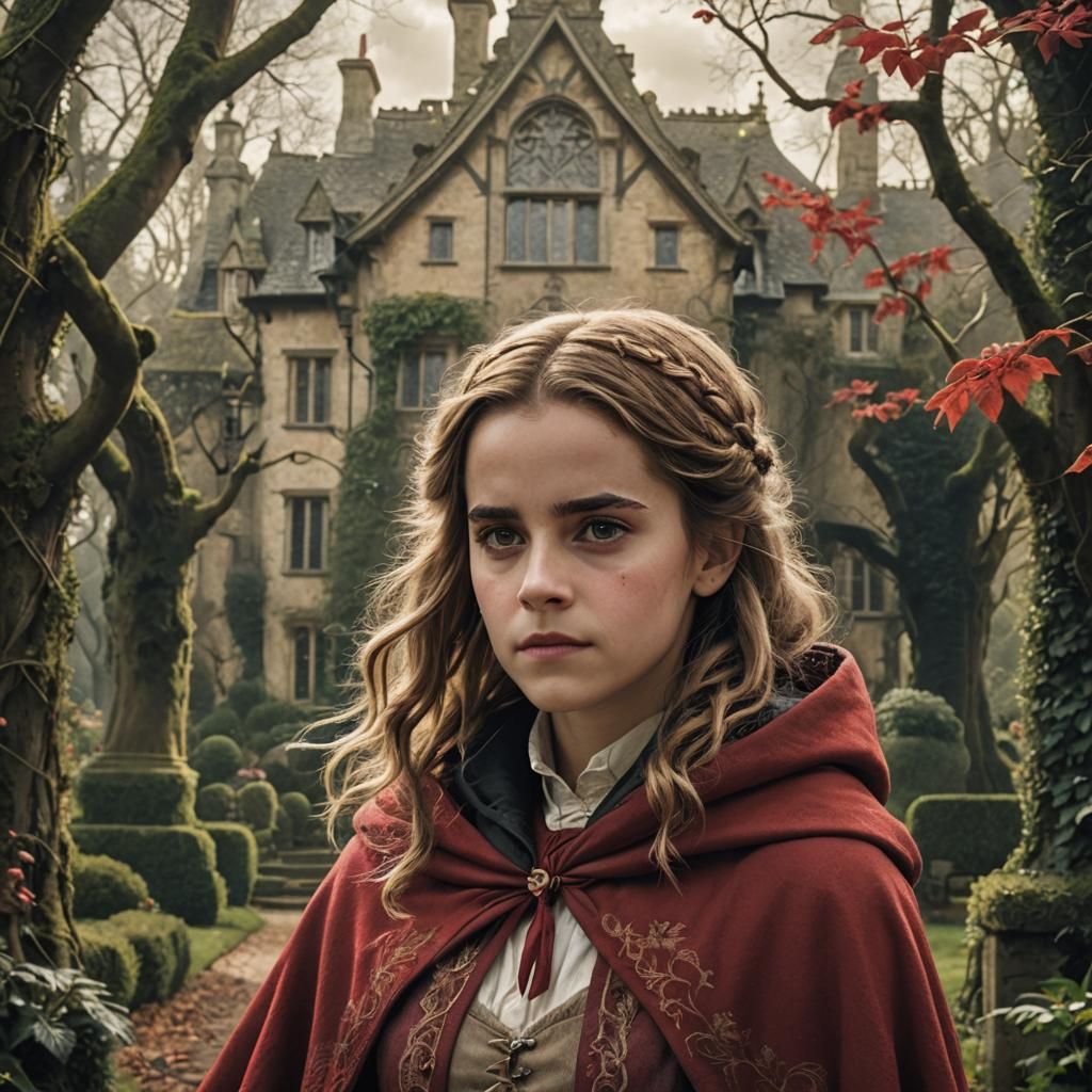 Hermione Granger Portrait: Gothic Fairytale Digital Art