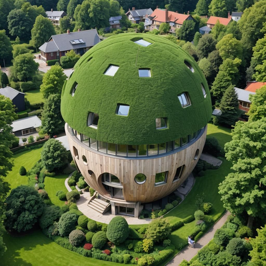 Ball-Shaped House: Architectural Whimsy