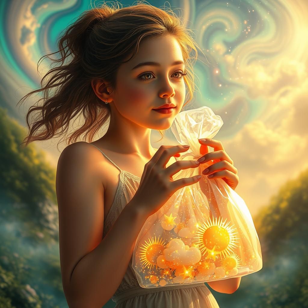 I got sunshine in a bag...