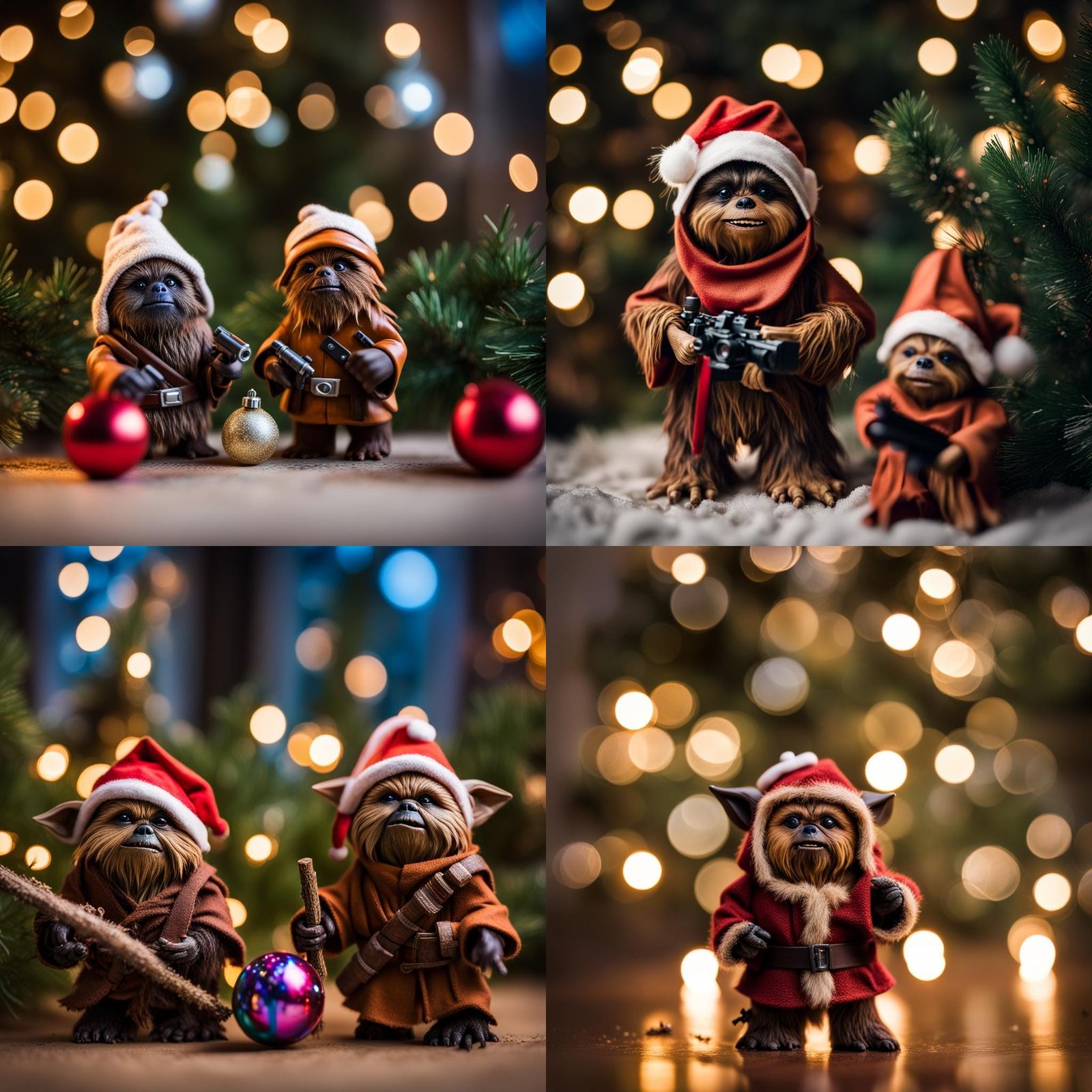 Ewoks Celebrate Christmas: Professional Photography