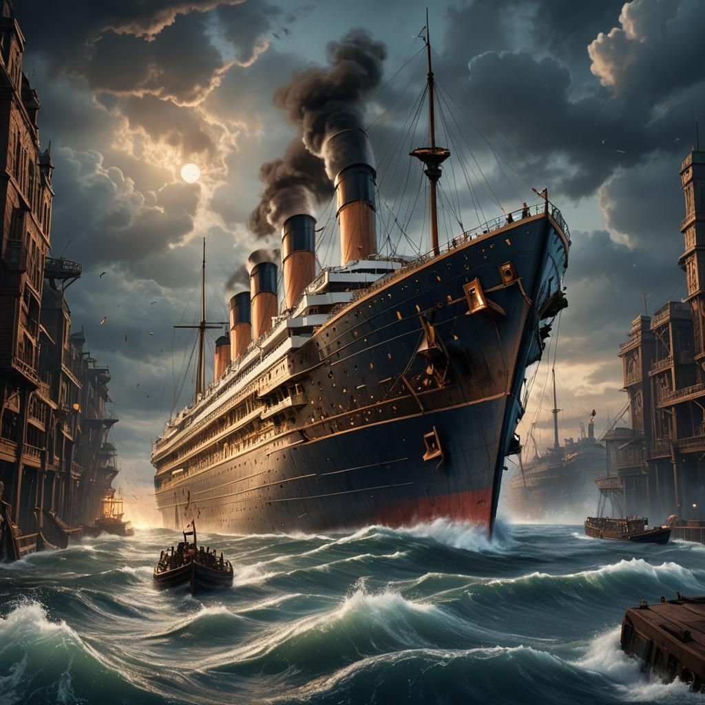 Titanic: Detailed Matte Painting in Deep Color