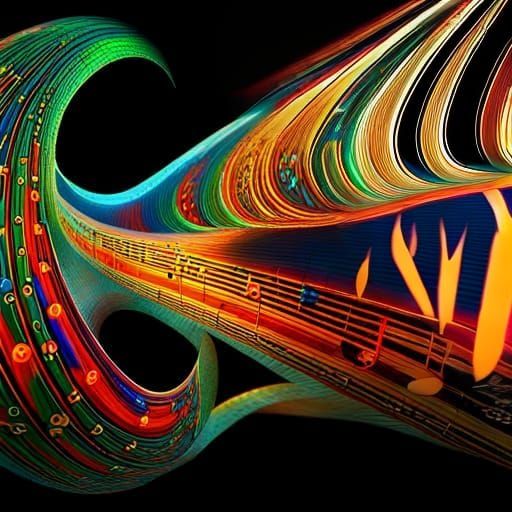 Surreal Piano Key Stairway in Minimalist Sketch