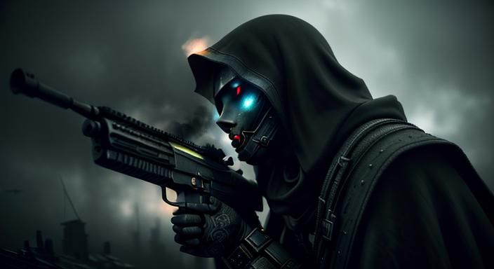 Dystopian Social Injustice Masterpiece in Hand-Drawn Fantasy...