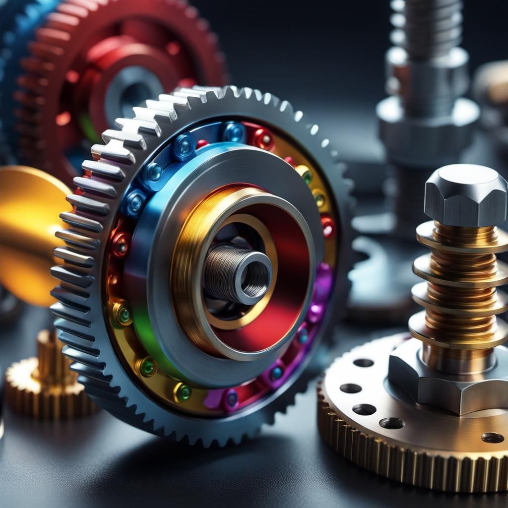 AI Colorful Mechanical Screw