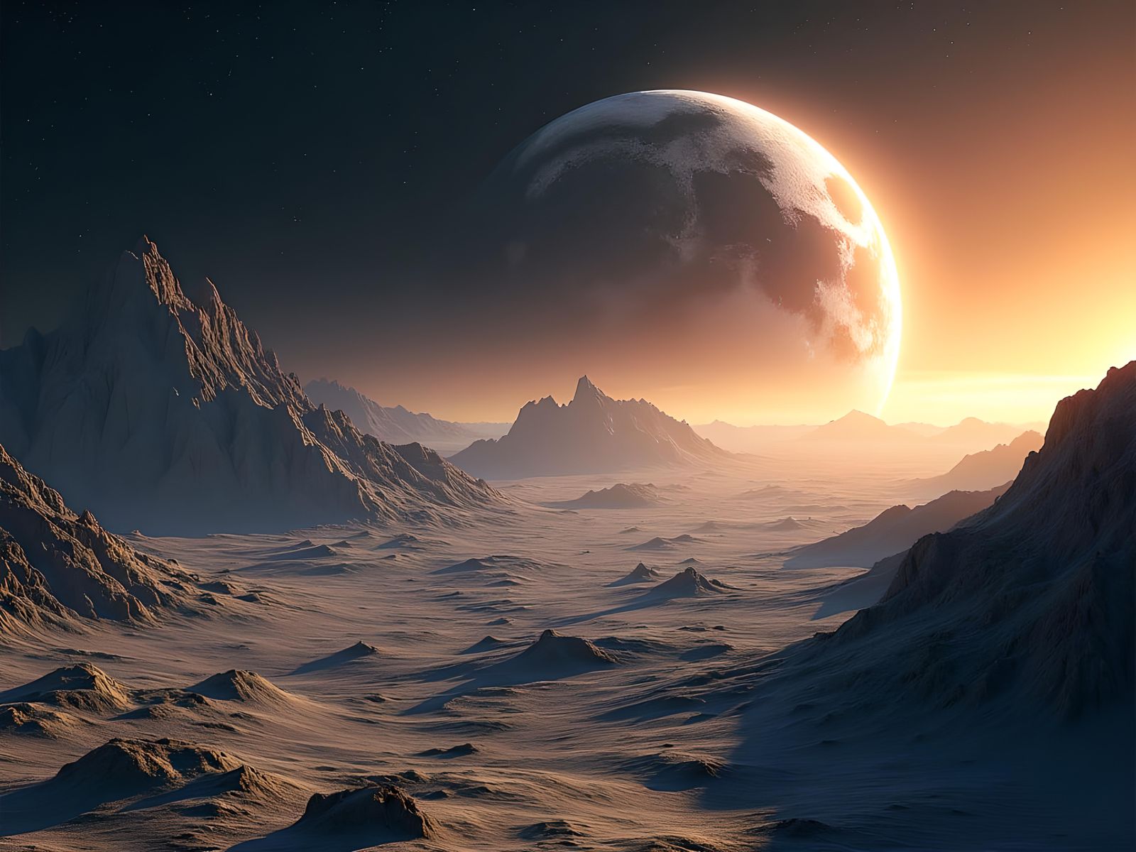 Epic View of Earth from the Moon