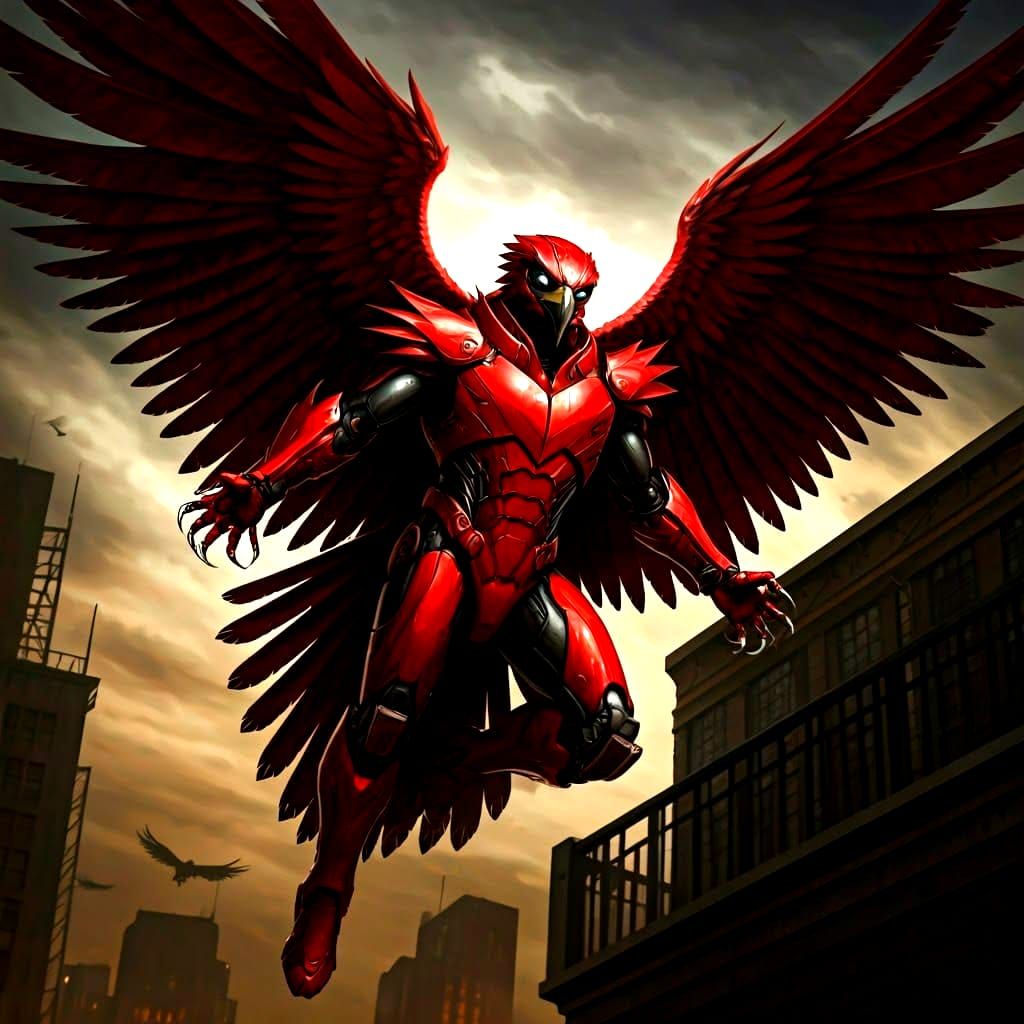 Crimson Hawk Alt Design