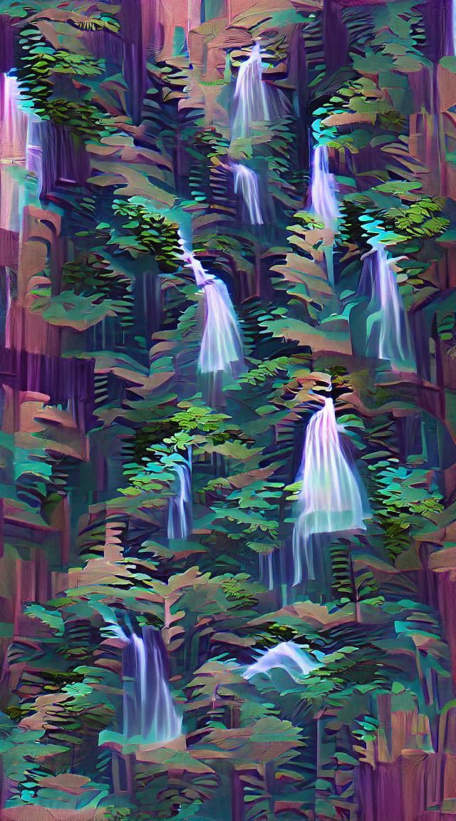 Scenic Forest Waterfall
