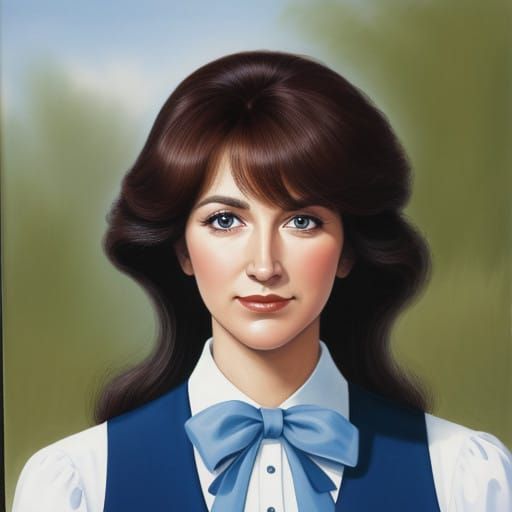 Portrait of a Young Woman with a Strong Presence