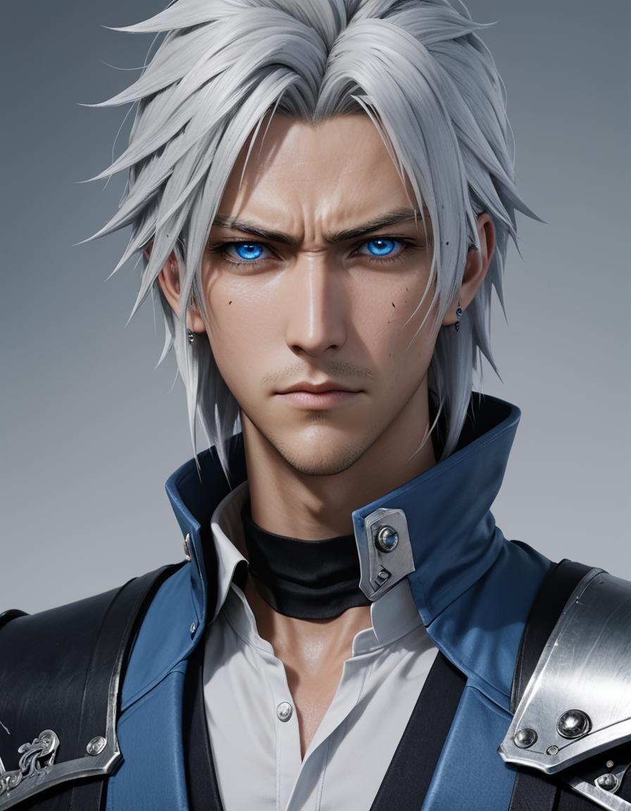 Final Fantasy Character Art in Anime Style