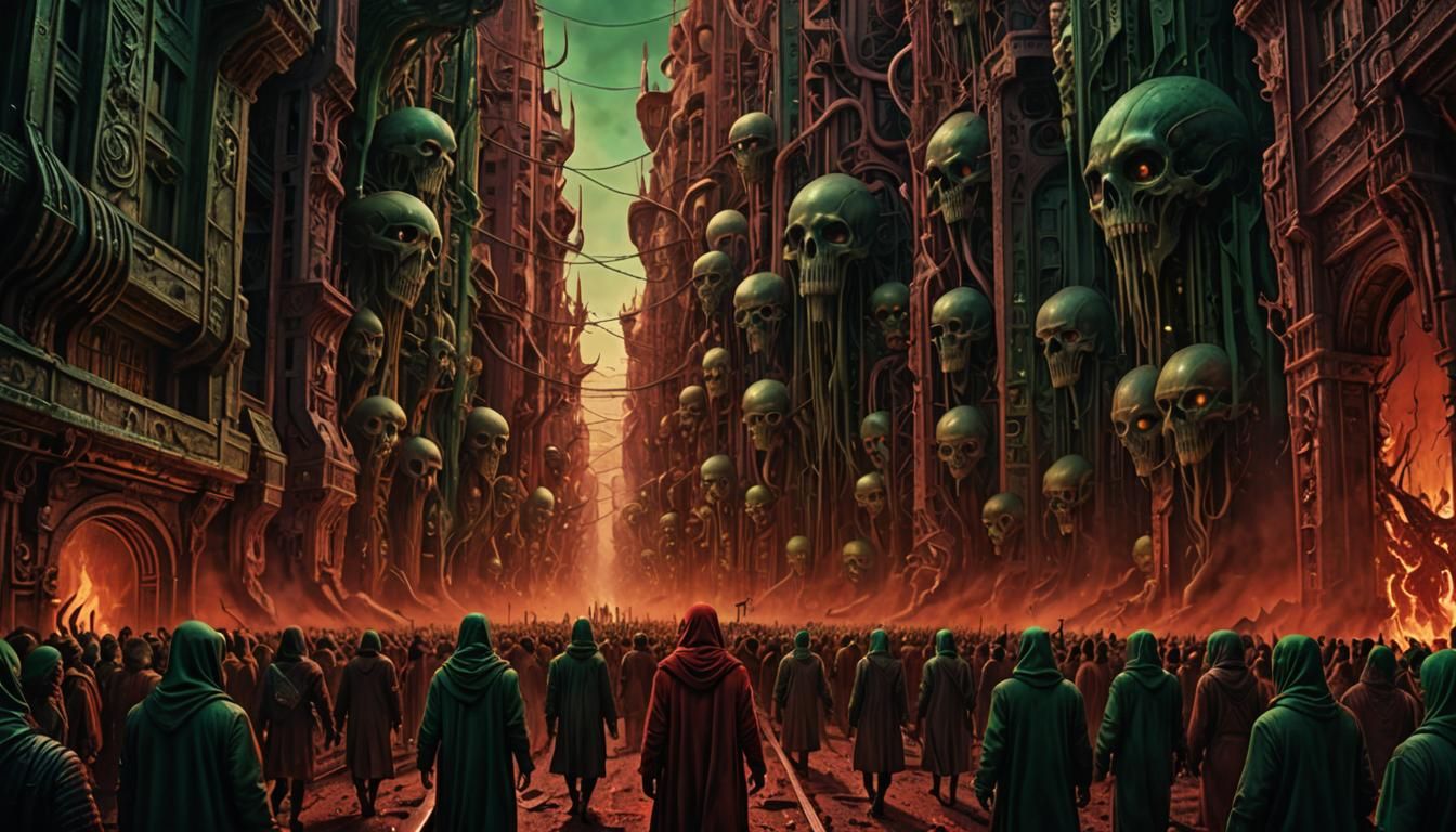 Dante's Inferno: A Surreal Metropolis of Hell