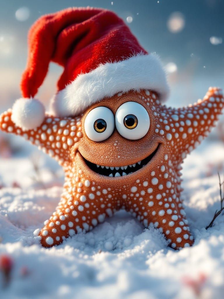 Better late, than never ... the Santa Starfish