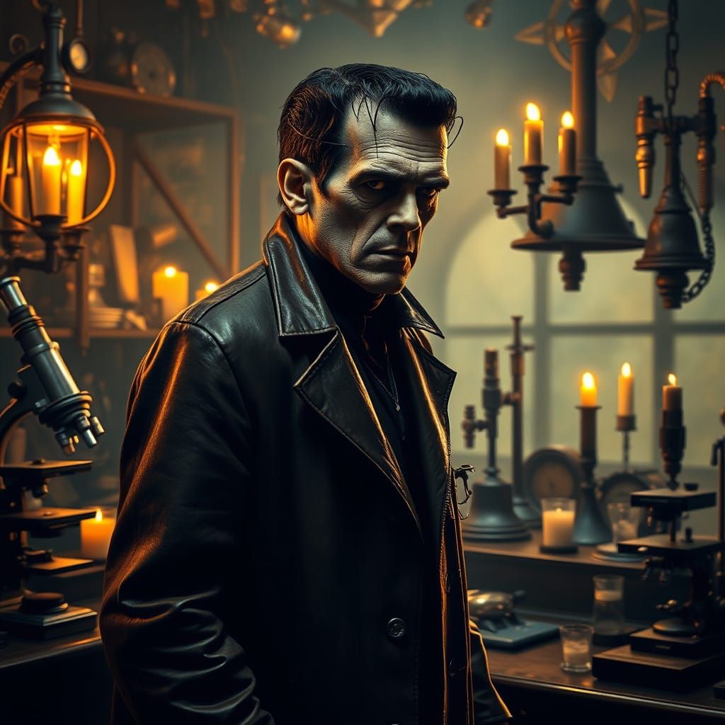 Dr. Frankenstein's Lab: Retrofuturism Meets Dark Mysticism