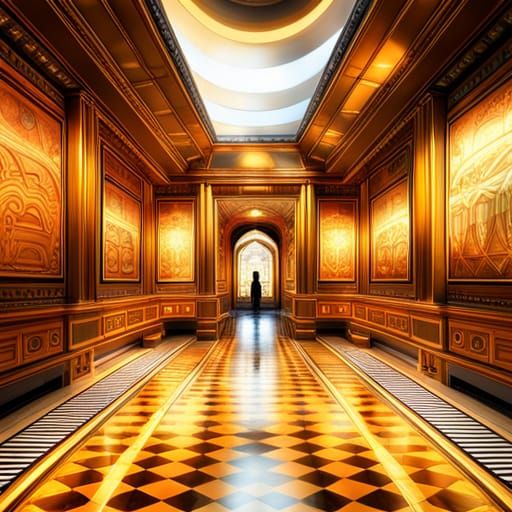 inside inca golden temple