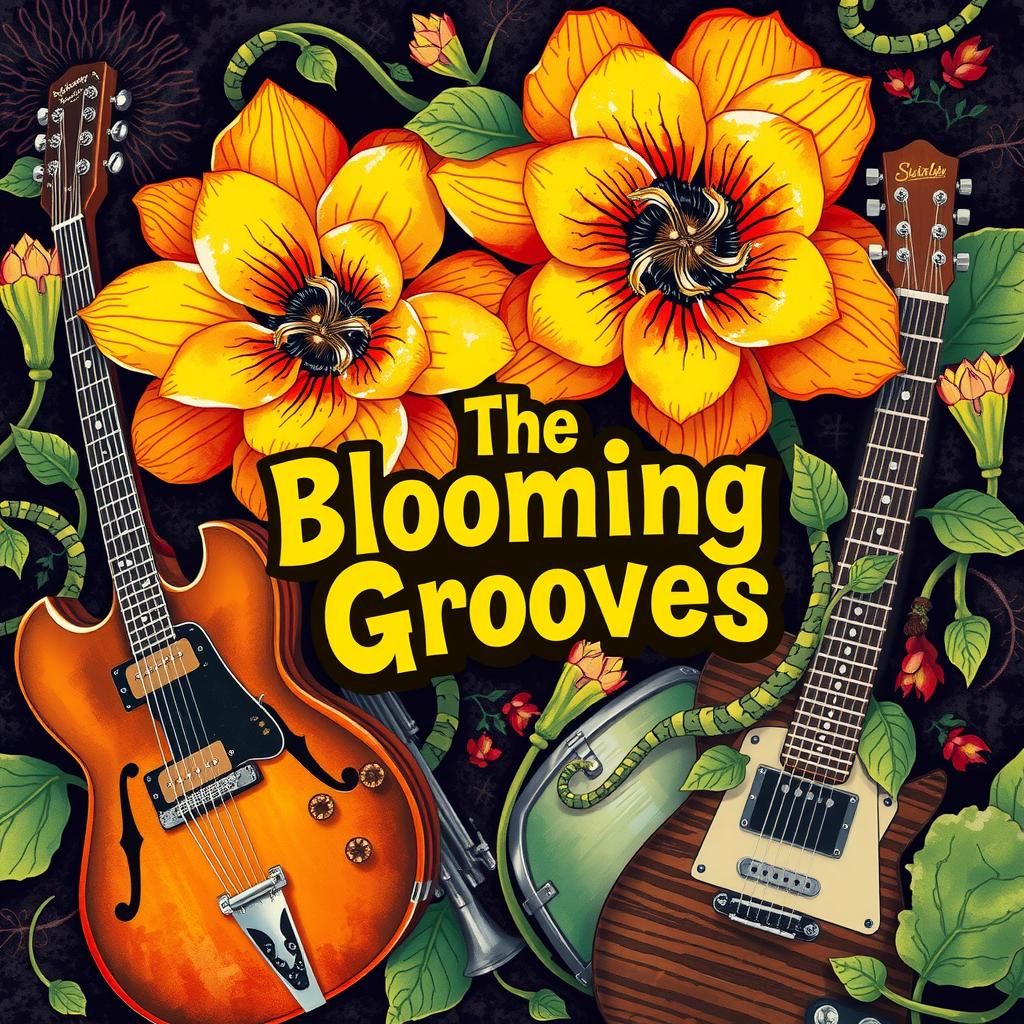 Blooming Grooves: A Floral Symphony in Art Nouveau