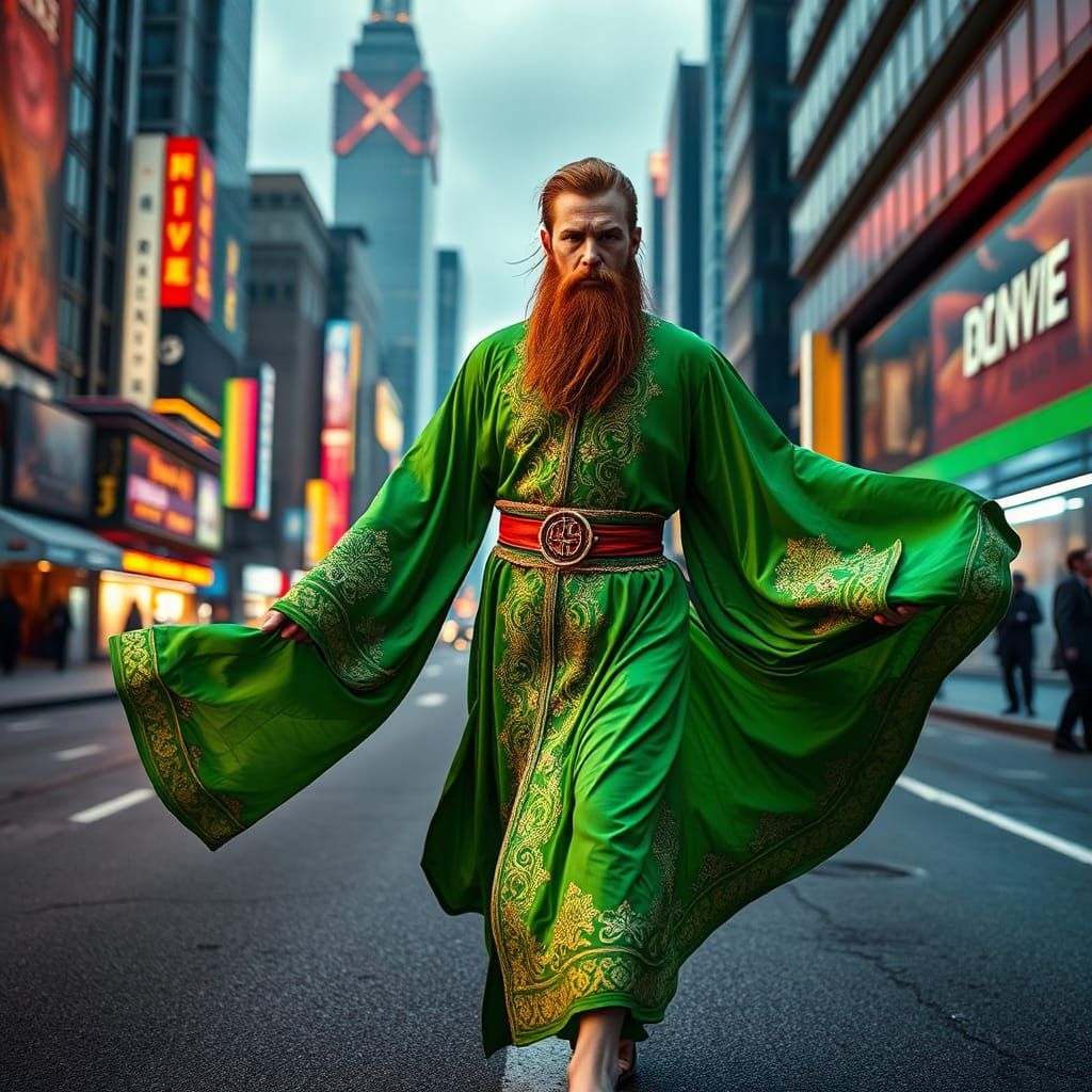 Magician Strides Across Color Divide in Hyperrealism