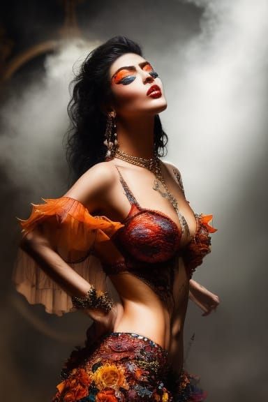 Dançarina Brasileira de Carnaval