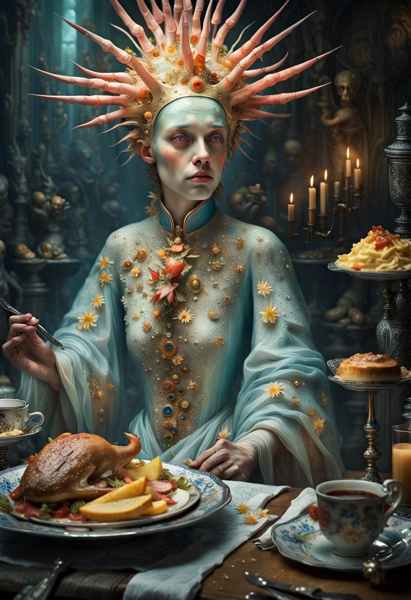 Magical Biological Forms in Dreamy Surrealism