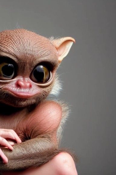 Pouting Baby Gremlin Portrait