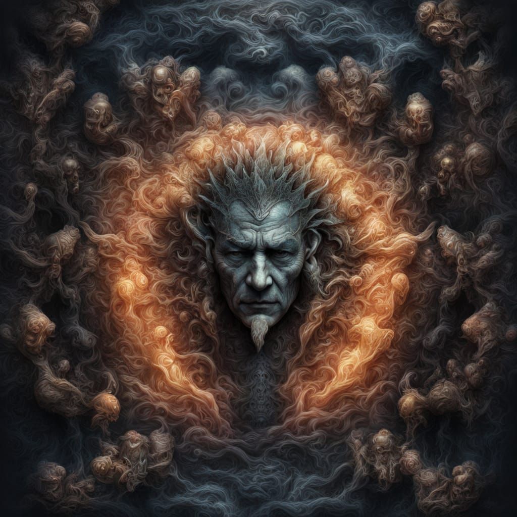 God of Nightmares: Dramatic Digital Matte Painting