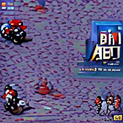 16-bit Video Game Scene